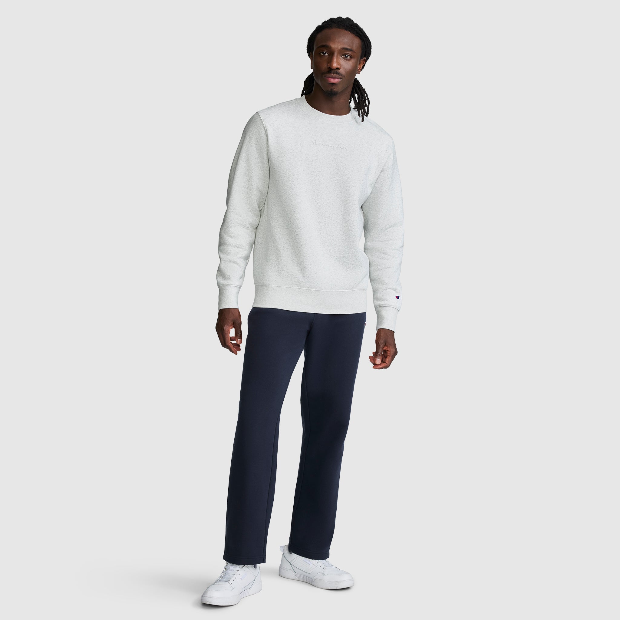 Powerblend Crewneck Sweatshirt. Tonal Script Logo - Image 5