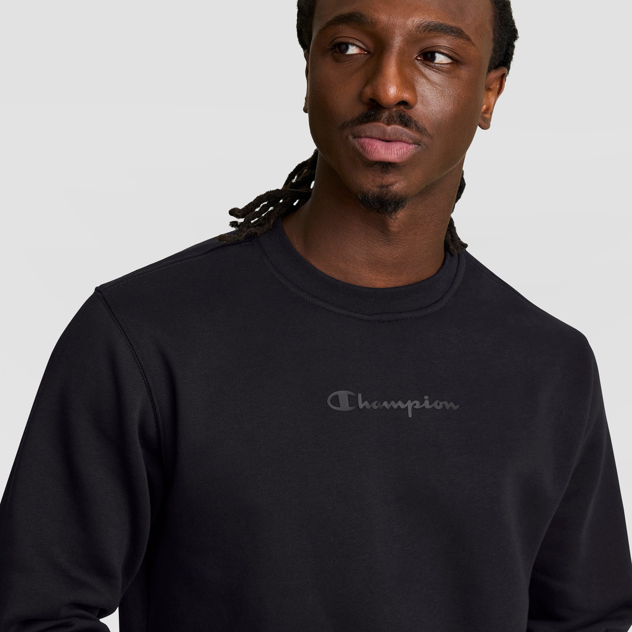 Powerblend Crewneck Sweatshirt. Tonal Script Logo - Image 3