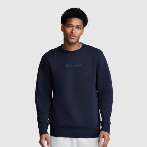 Powerblend Crewneck Sweatshirt. Tonal Script Logo