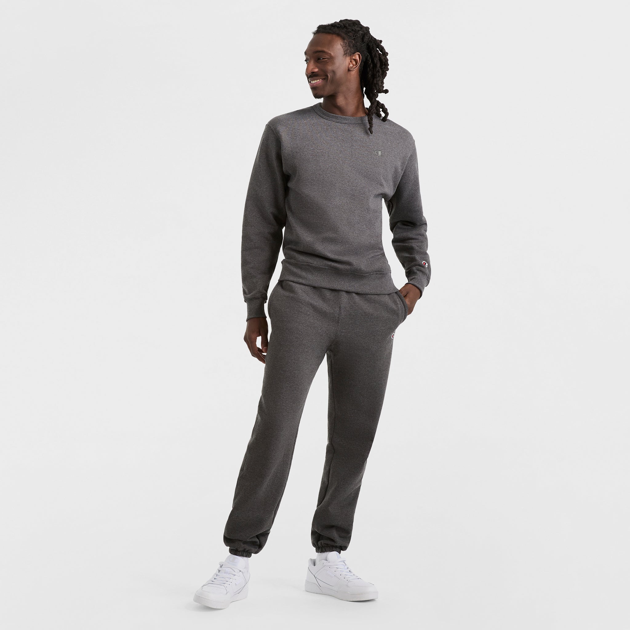 Powerblend Crewneck Sweatshirt. C Logo - Image 3