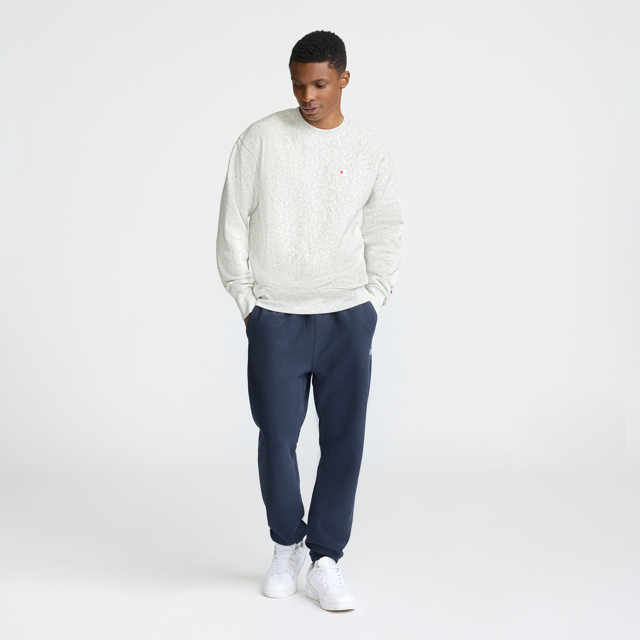 Reverse Weave Crewneck Sweatshirt. C Logo - Image 5