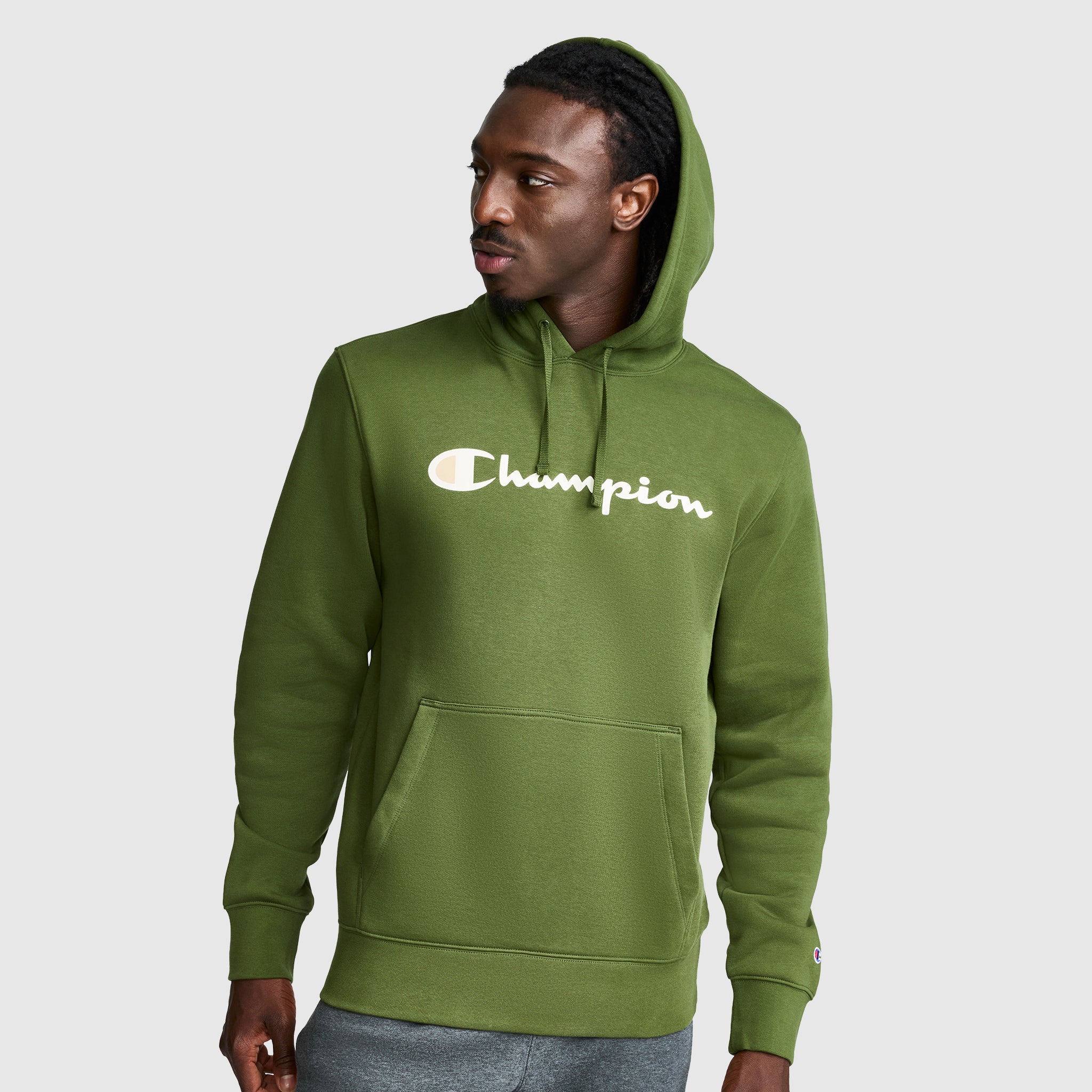 Powerblend Hoodie. Full Script Logo - Image 2