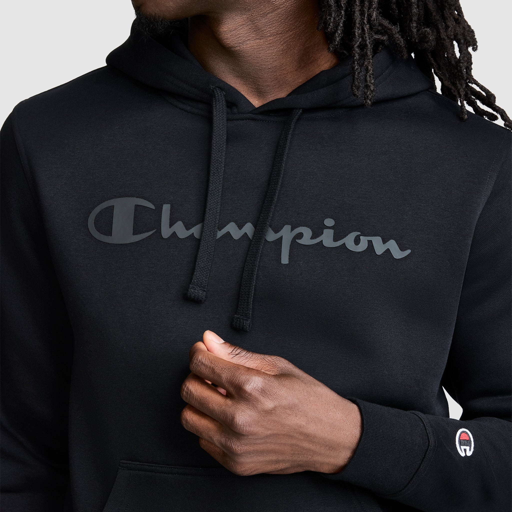 Powerblend Hoodie. Tonal Script Logo - Image 5