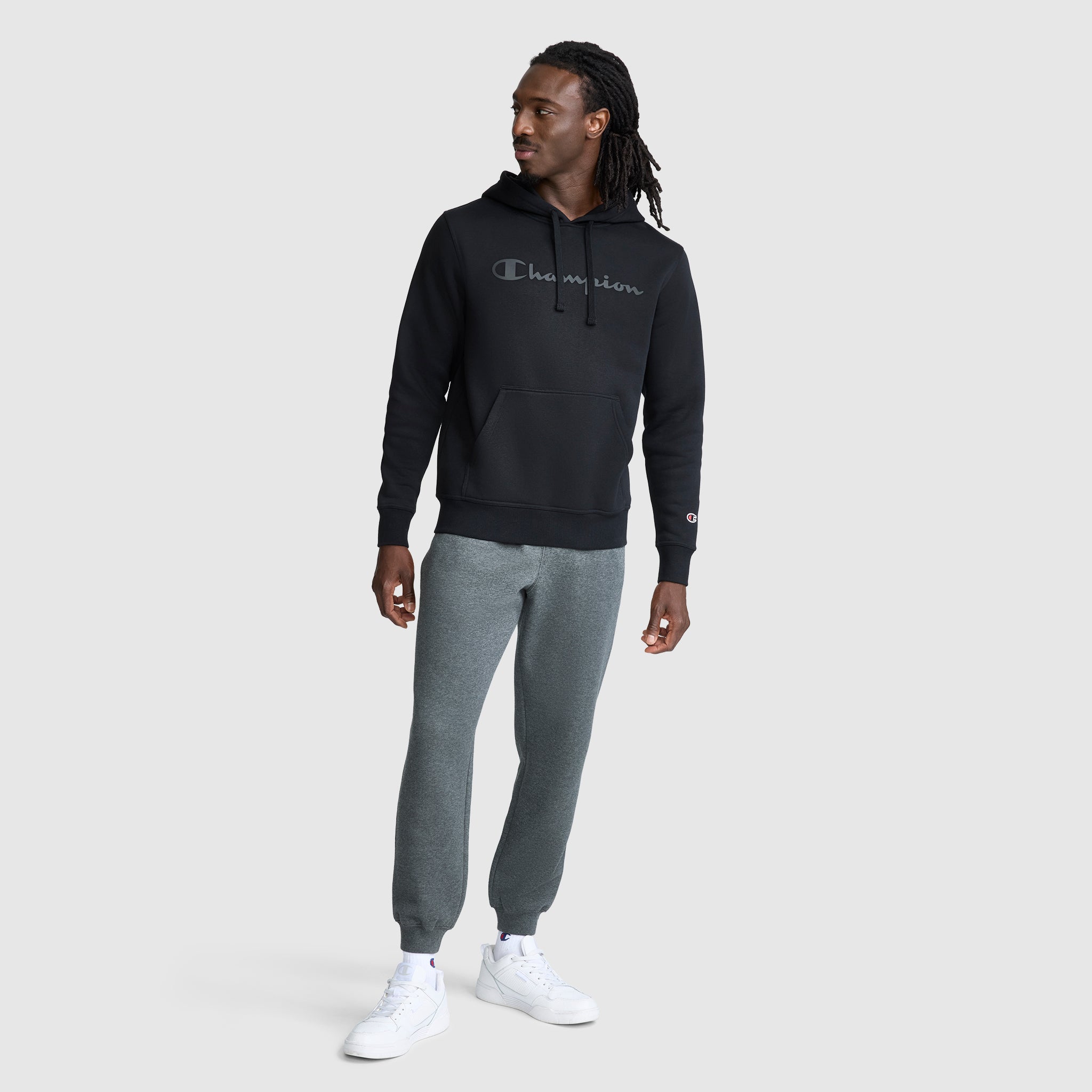 Powerblend Hoodie. Tonal Script Logo - Image 6