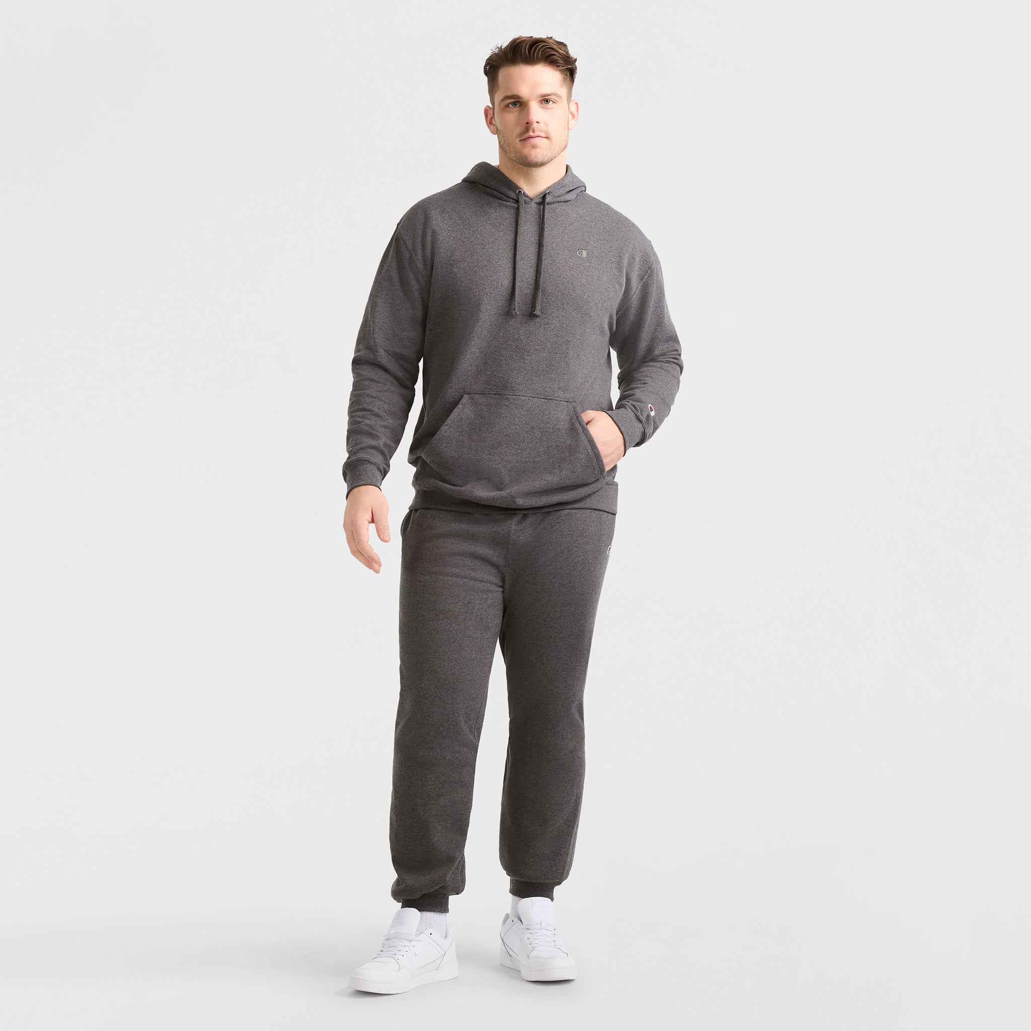 Powerblend Hoodie. C Logo - Big & Tall - Image 4
