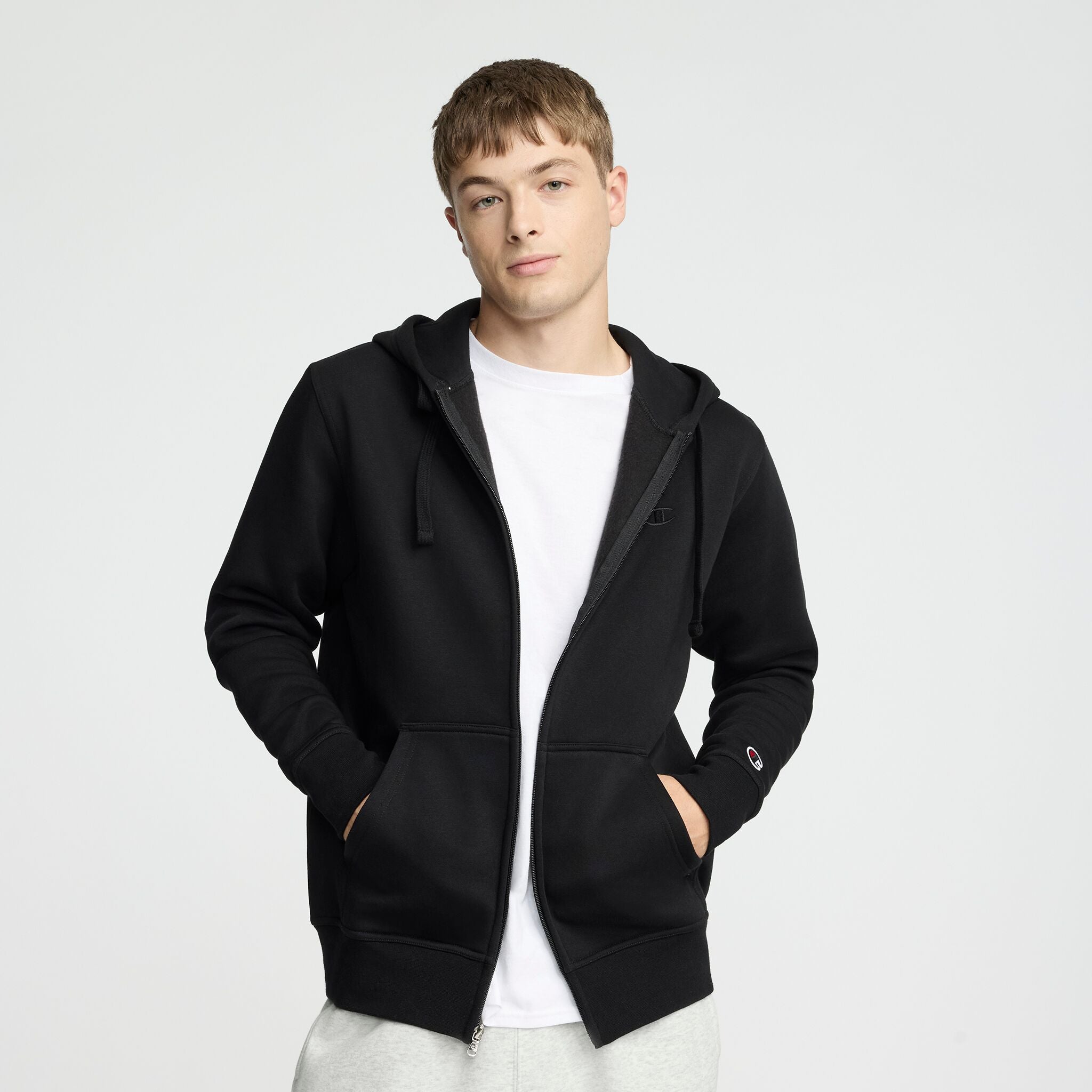 Powerblend Full-Zip Hoodie. C Logo