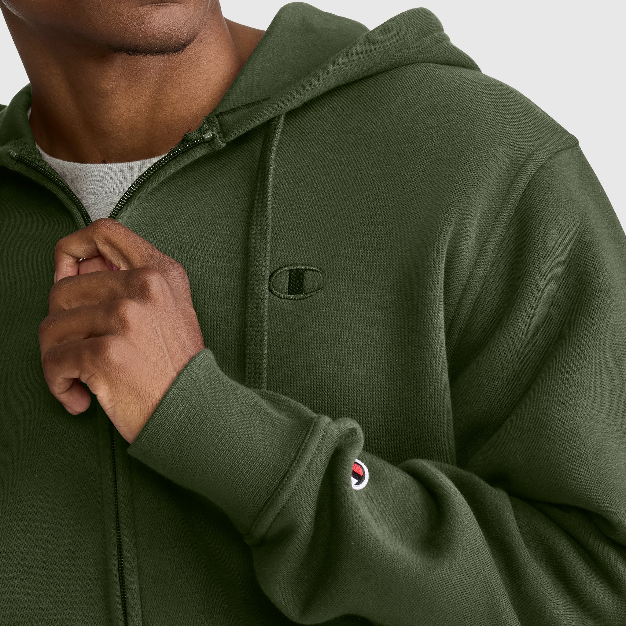 Powerblend Full-Zip Hoodie. C Logo - Image 3