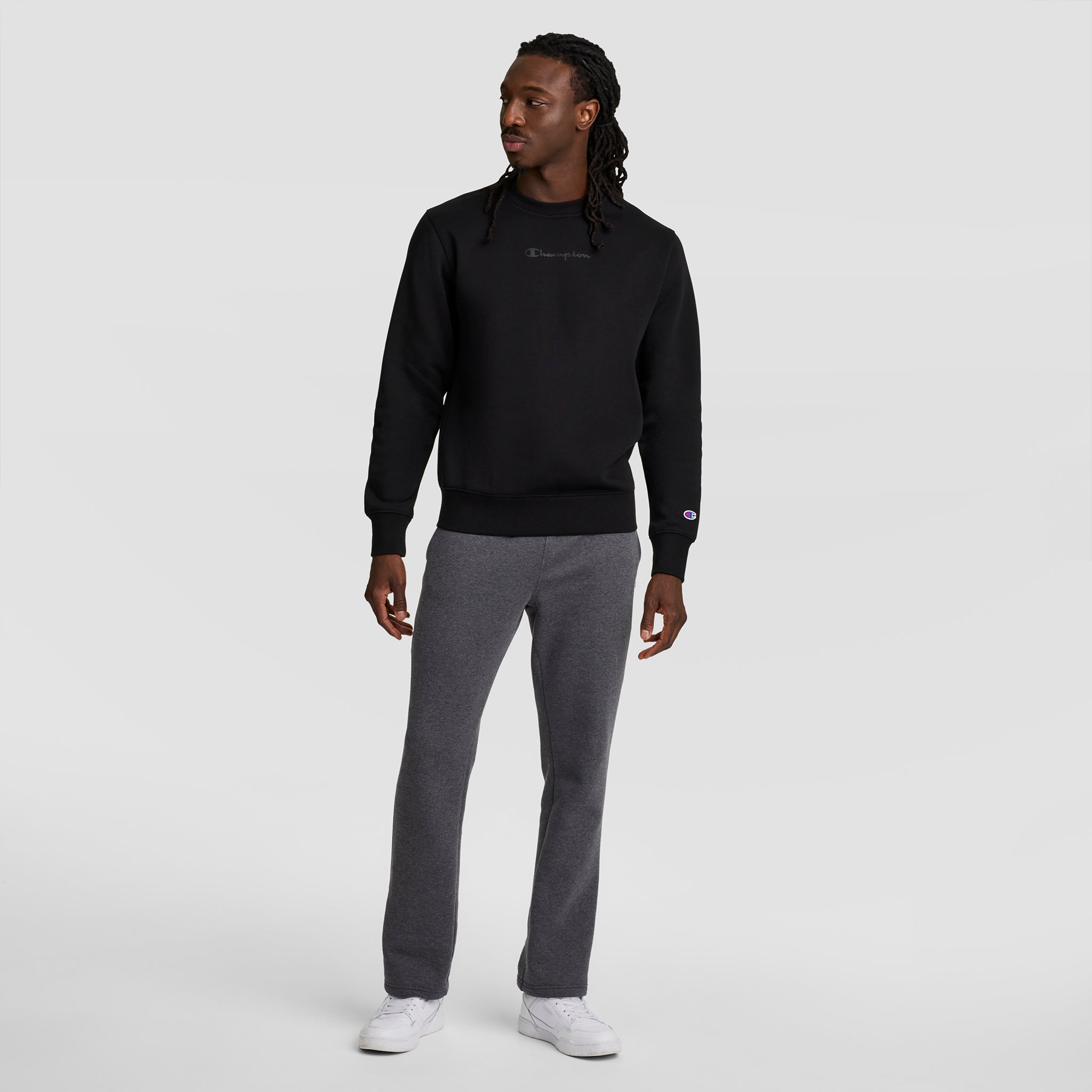 Powerblend Sweatpants. Open Hem. C Logo - Image 5