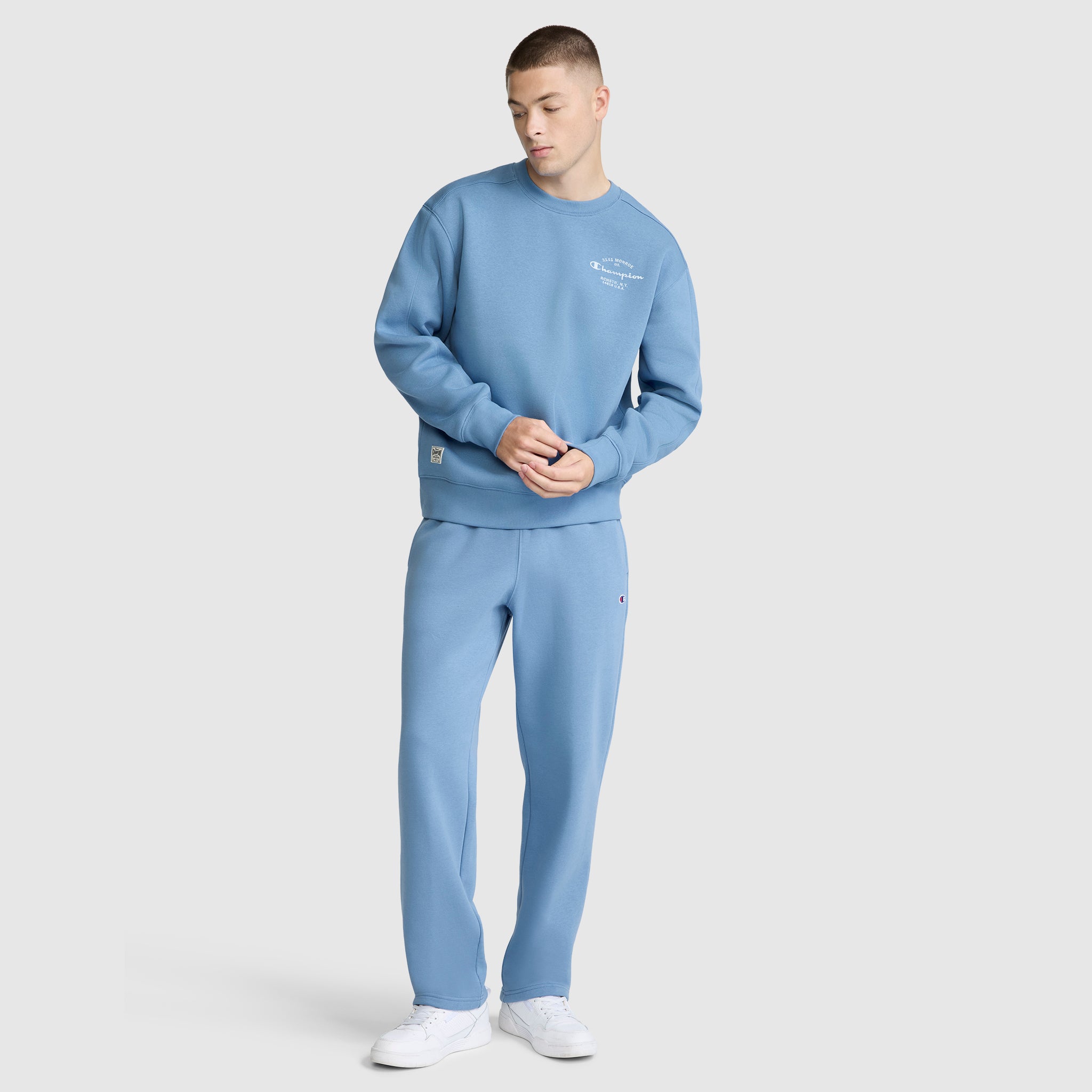 Powerblend Sweatpants. Relaxed Bottom. C Logo - Image 4