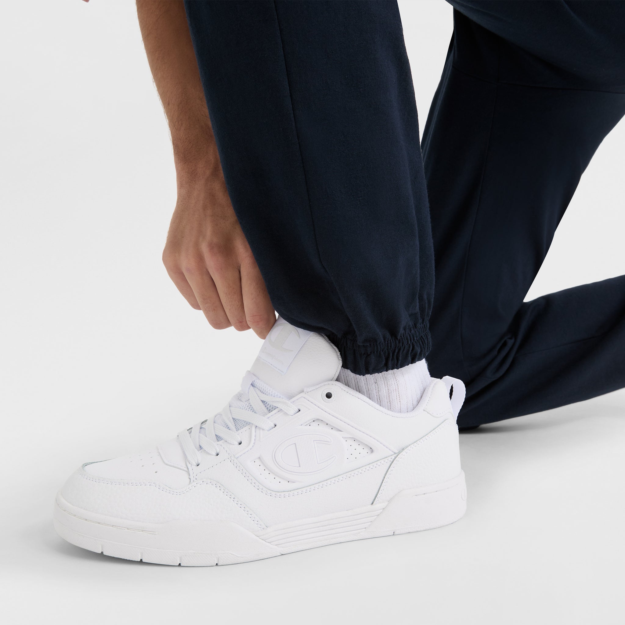 Lightweight Lounge Pants. Cinched Hem. C Logo - Image 4