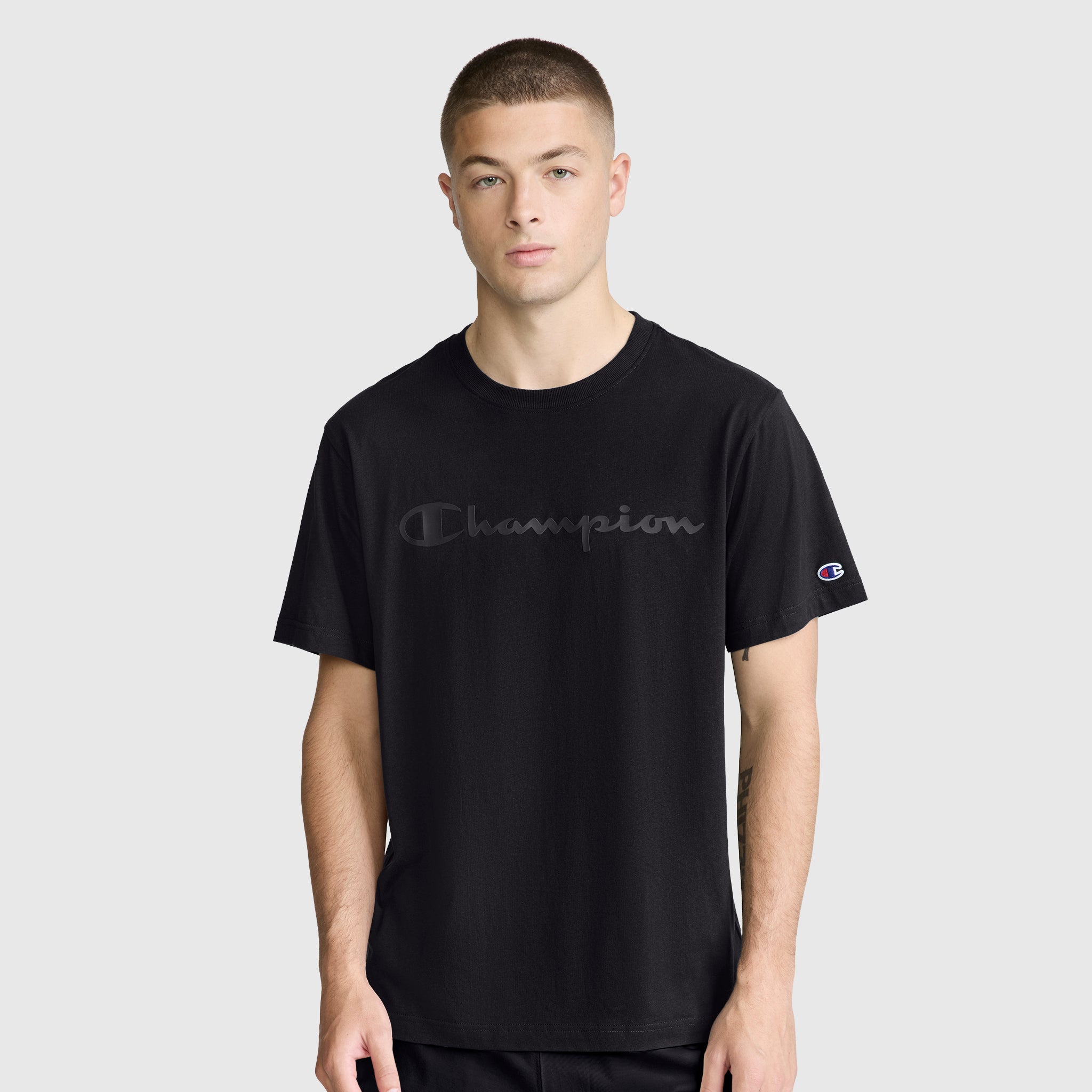 Classic Graphic T-Shirt. Tonal Script Logo