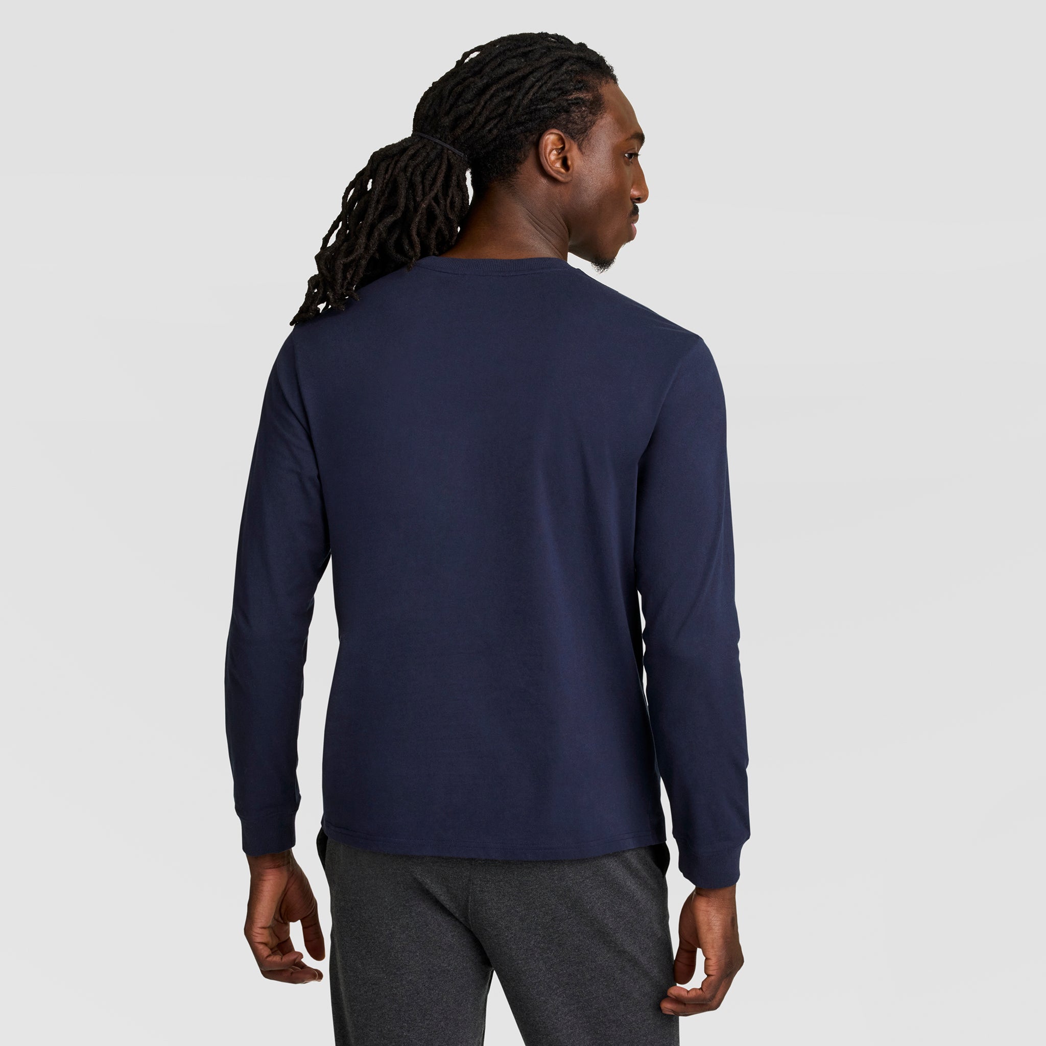 Classic Long Sleeve T-Shirt. Embroidered C Logo - Image 2
