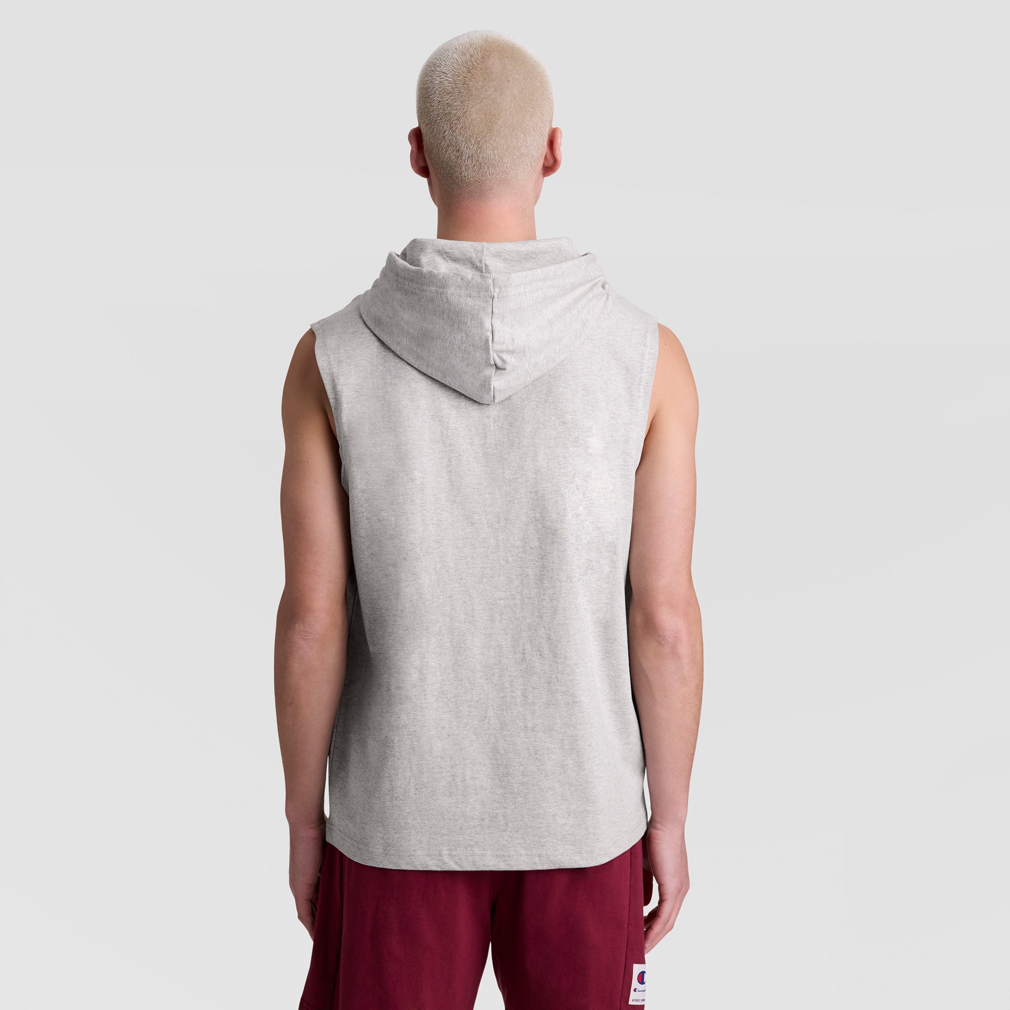 Sleeveless Hoodie. Embroidered C Logo - Image 3