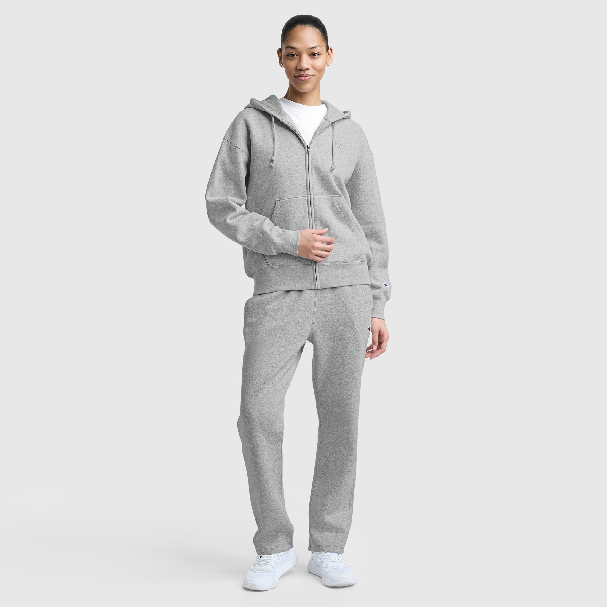 Powerblend Fleece Zip-Up Hoodie. C Logo - Image 6