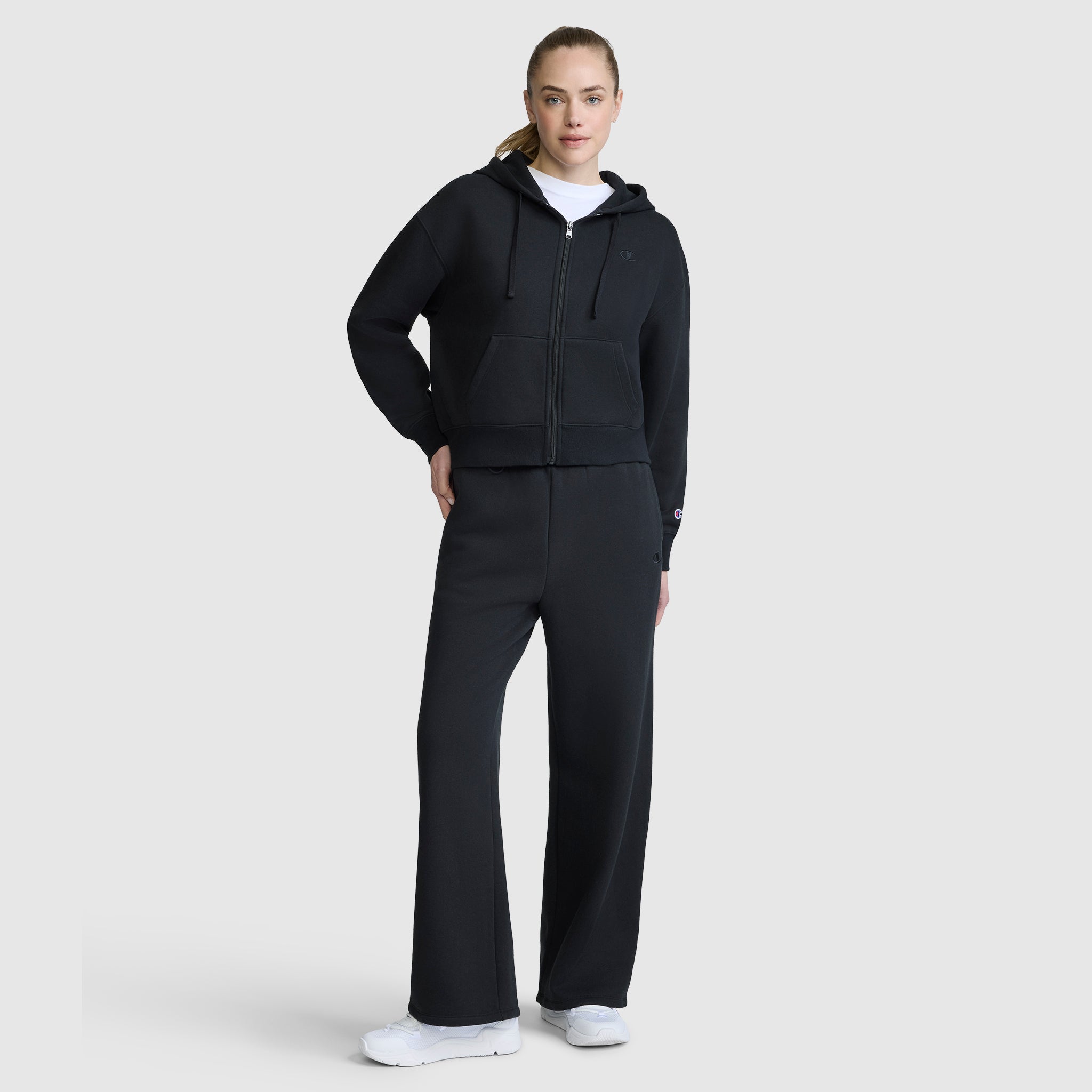 Cropped Zip-Up Hoodie - Image 6