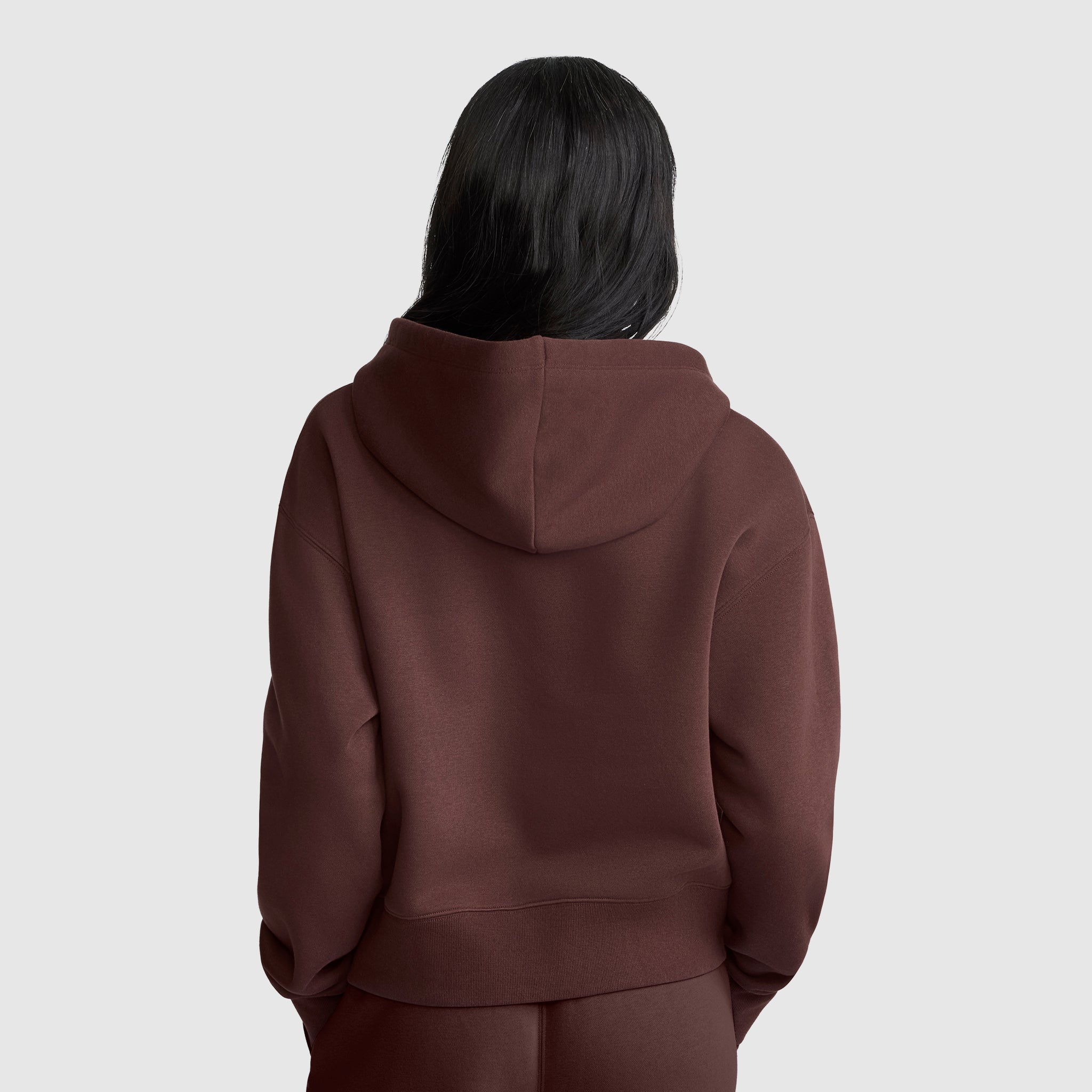 Cropped Zip-Up Hoodie - Image 3