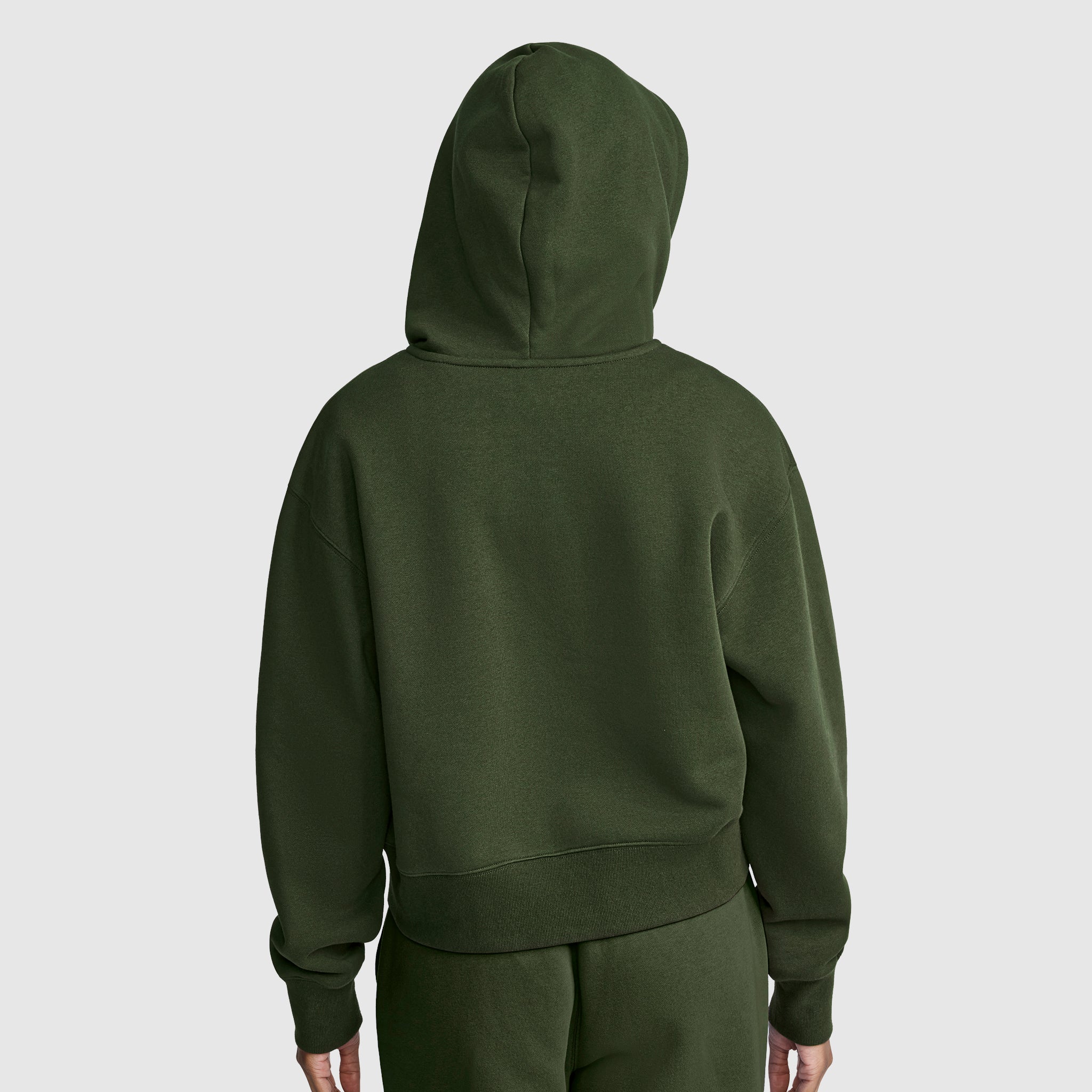 Cropped Zip-Up Hoodie - Image 4