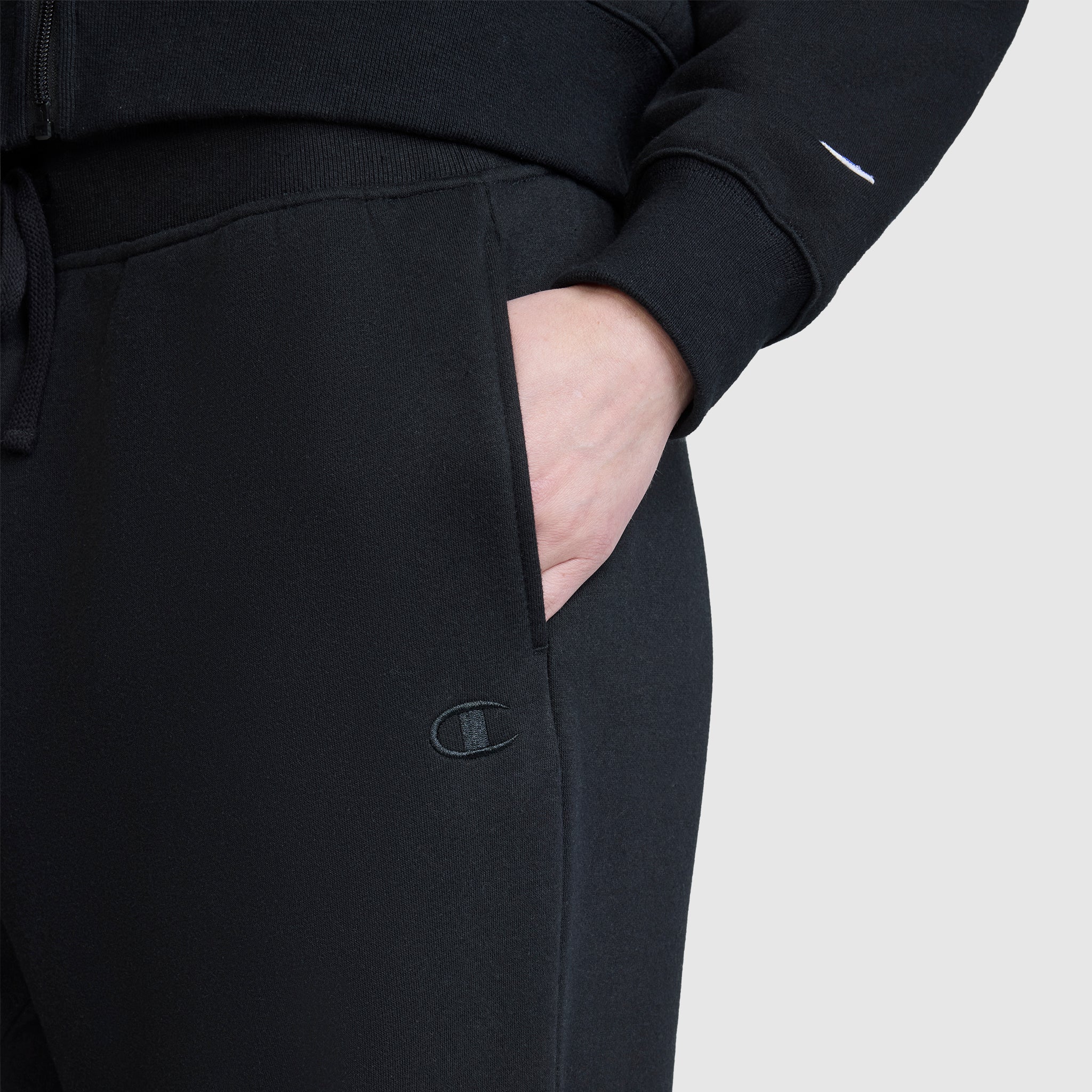 Wide Leg Fleece Sweatpants. C Logo - Image 4