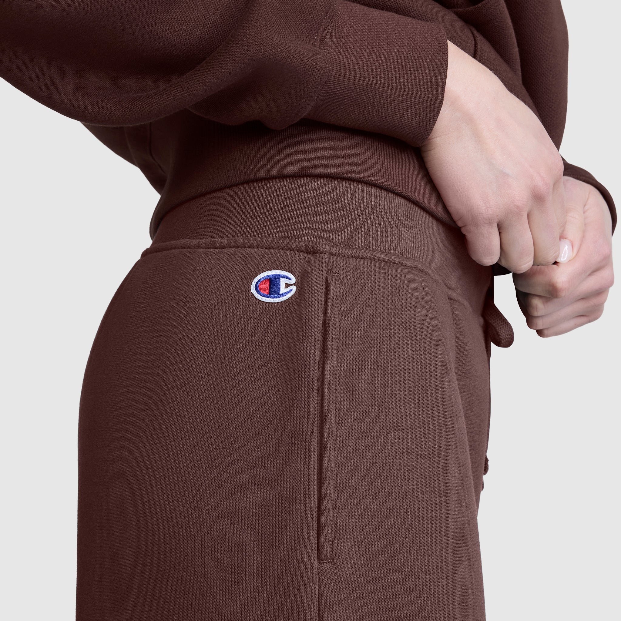 Wide Leg Fleece Sweatpants. C Logo - Image 3