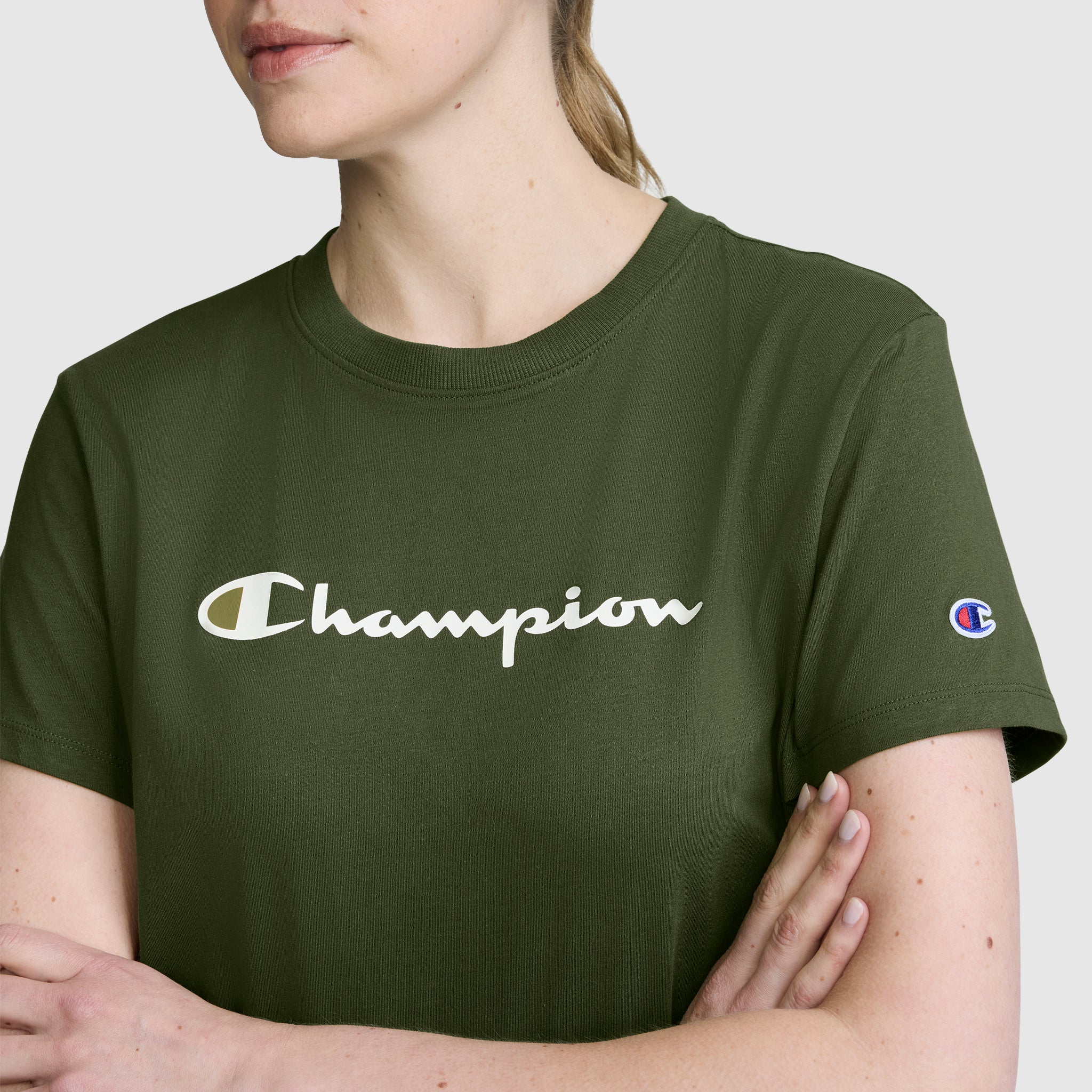 Classic T-Shirt. Script Logo - Image 3