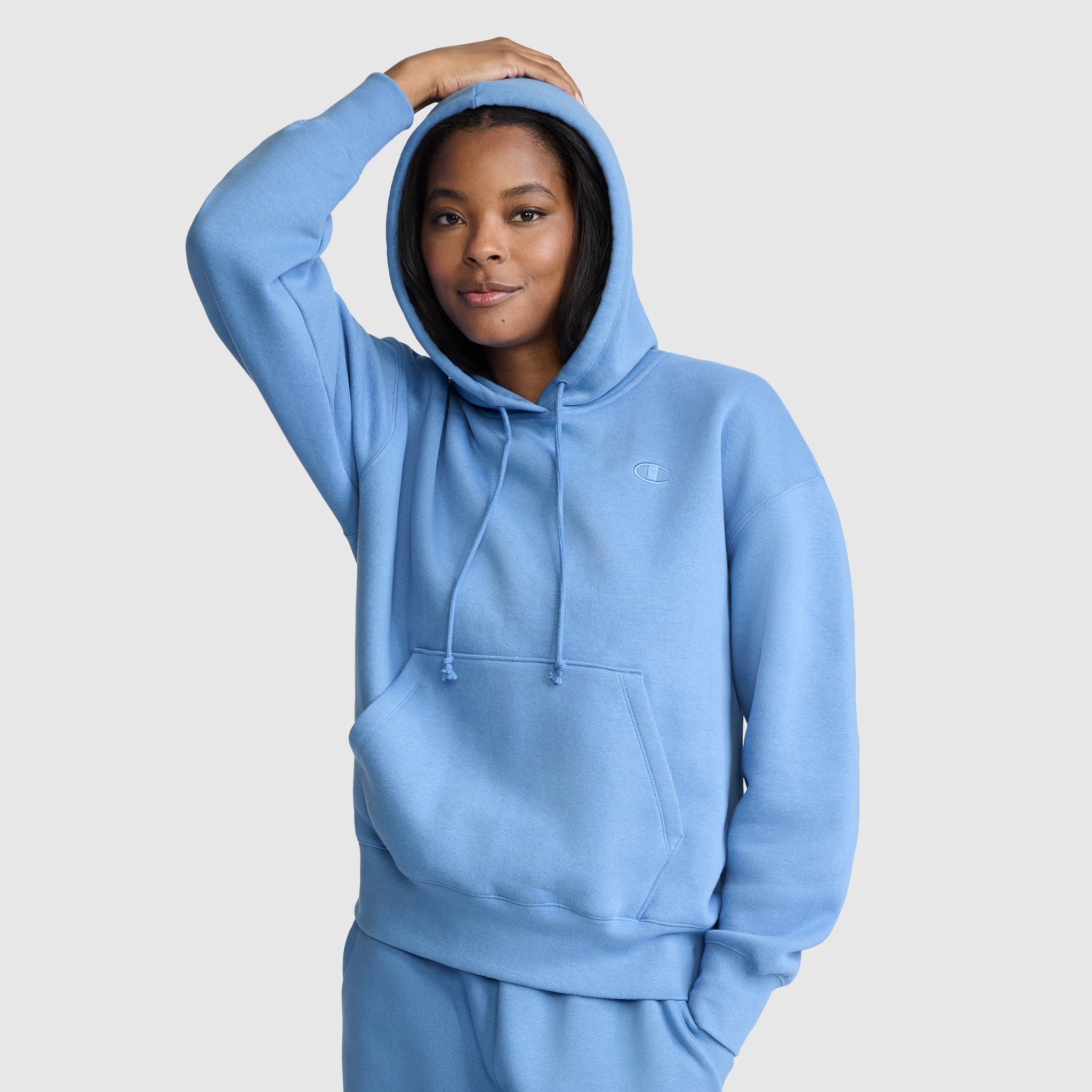 Small C Freshman Powerblend Hoodie - Image 2