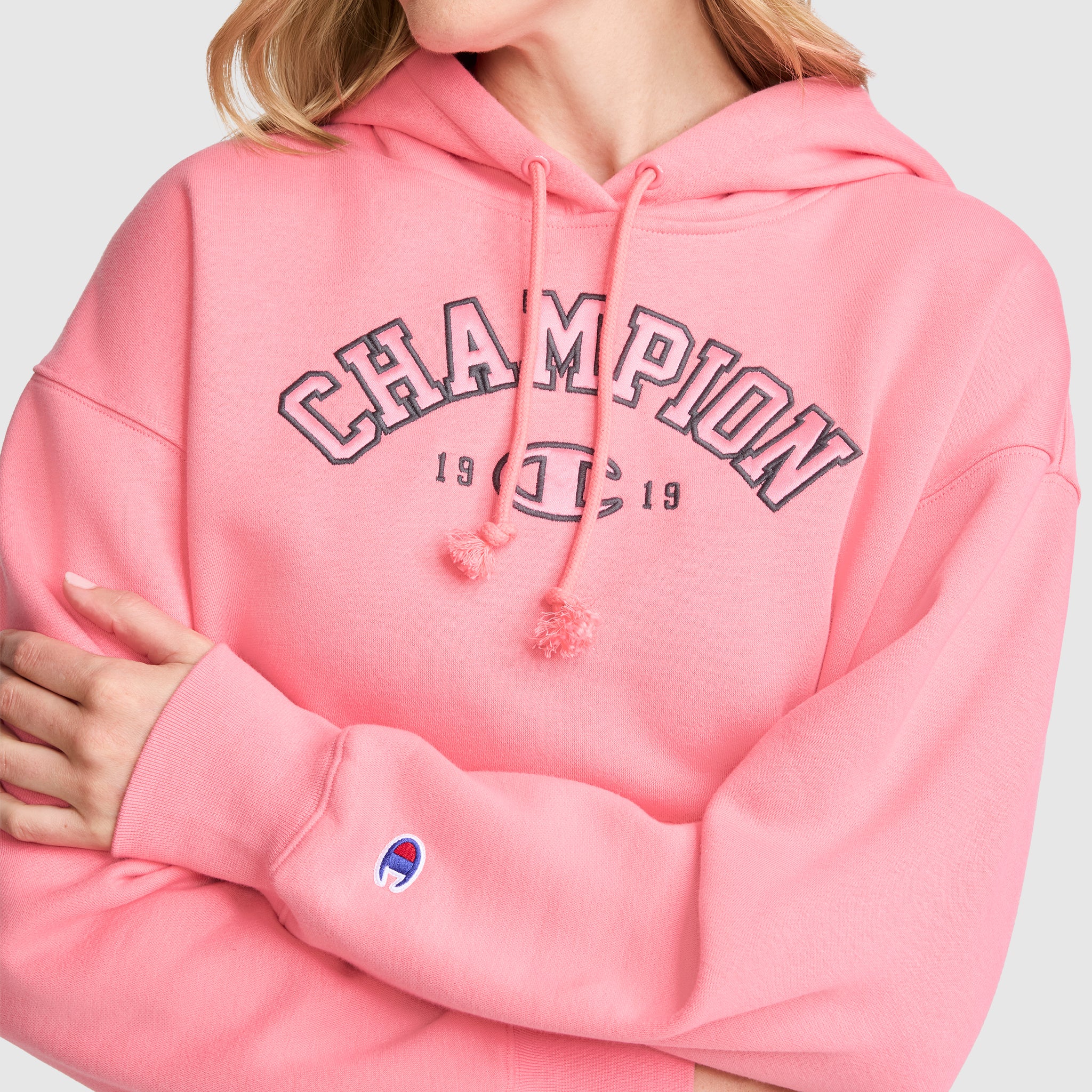 Fleece Hoodie. Satin Applique - Image 5