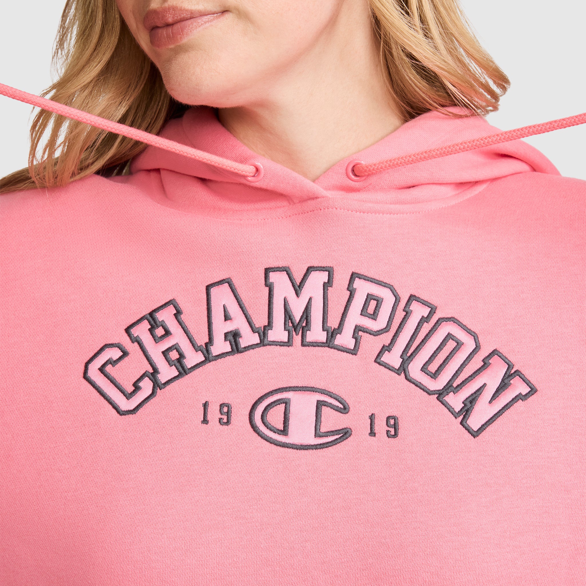 Fleece Hoodie. Satin Applique - Image 6