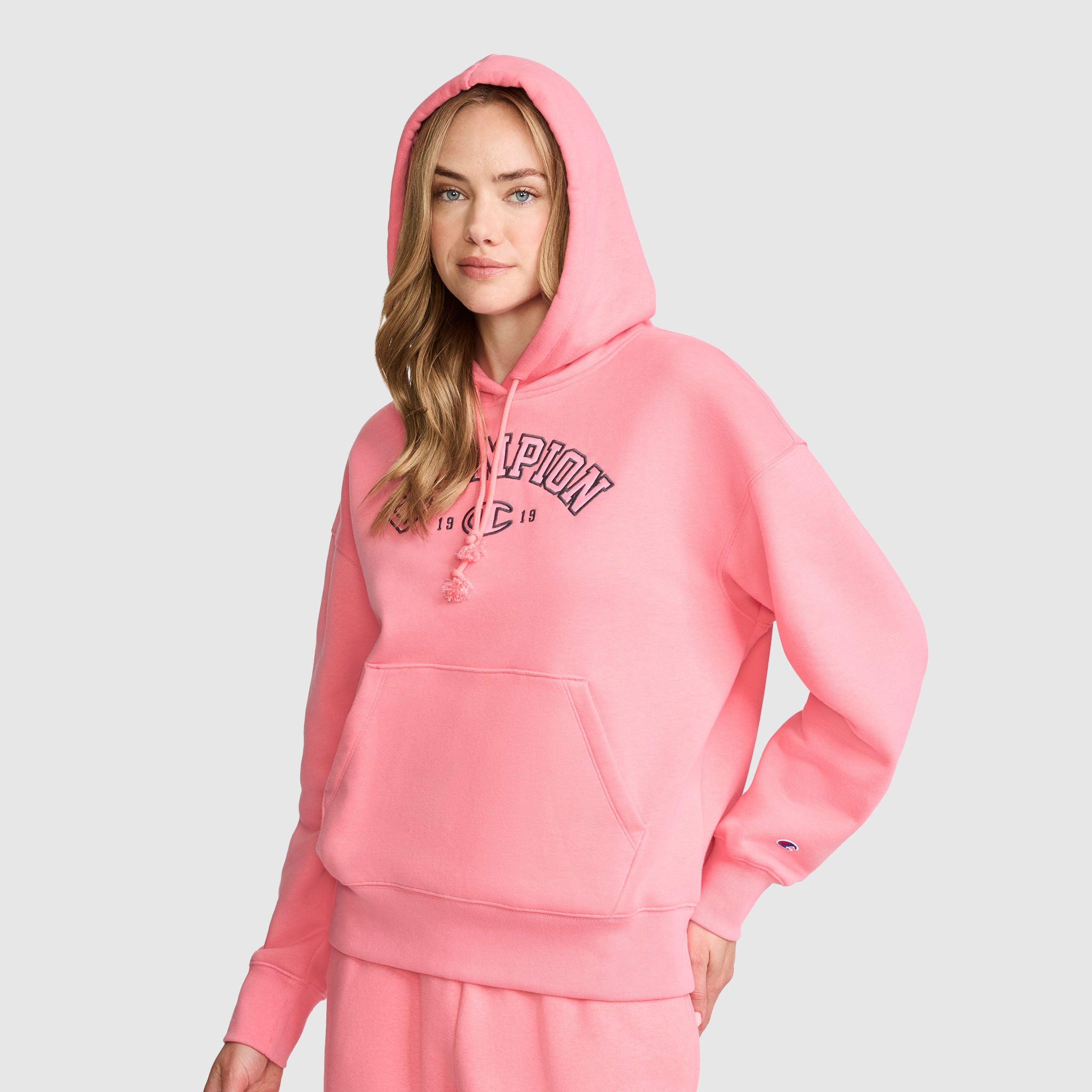 Fleece Hoodie. Satin Applique - Image 2