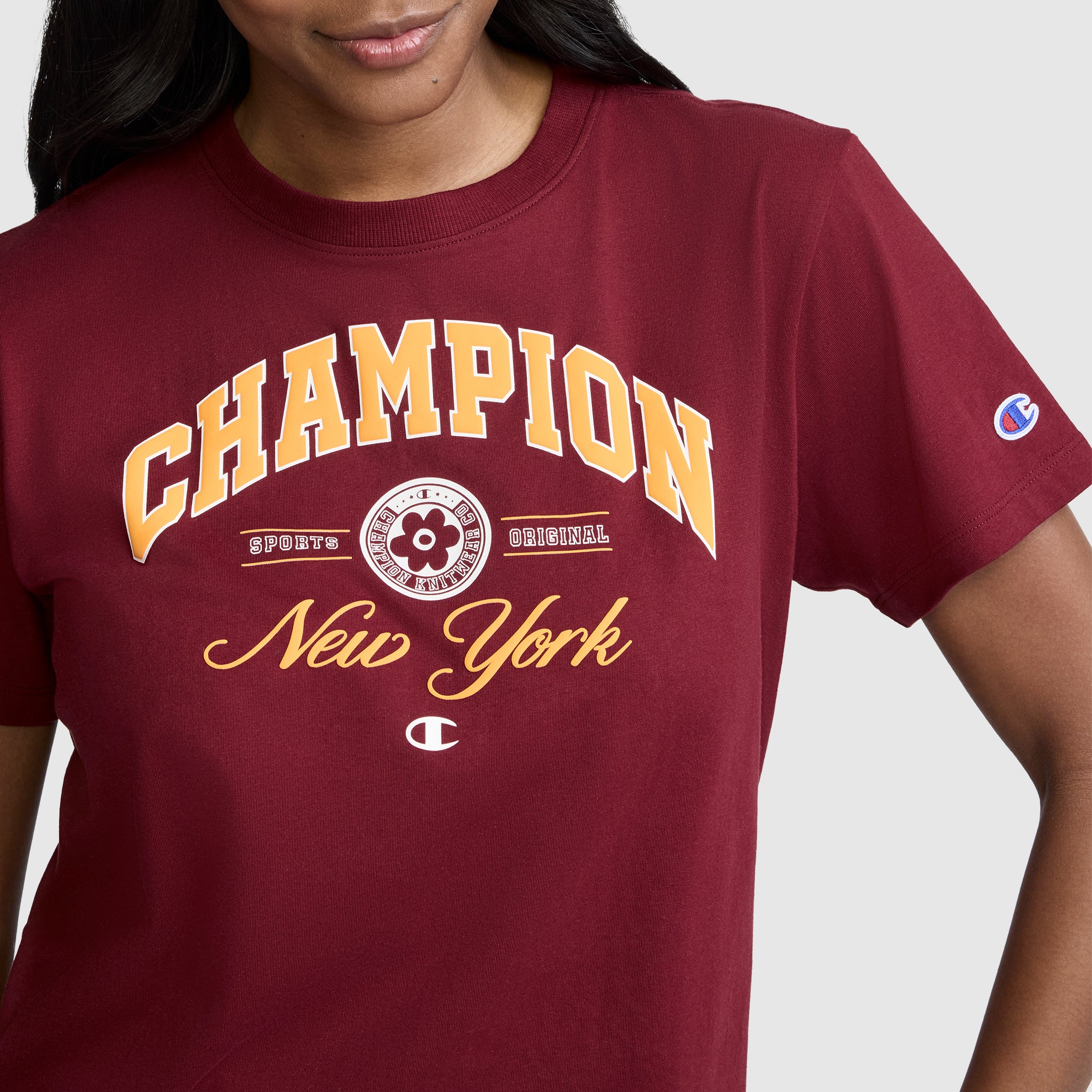 New York Flower Graphic T-Shirt - Image 3